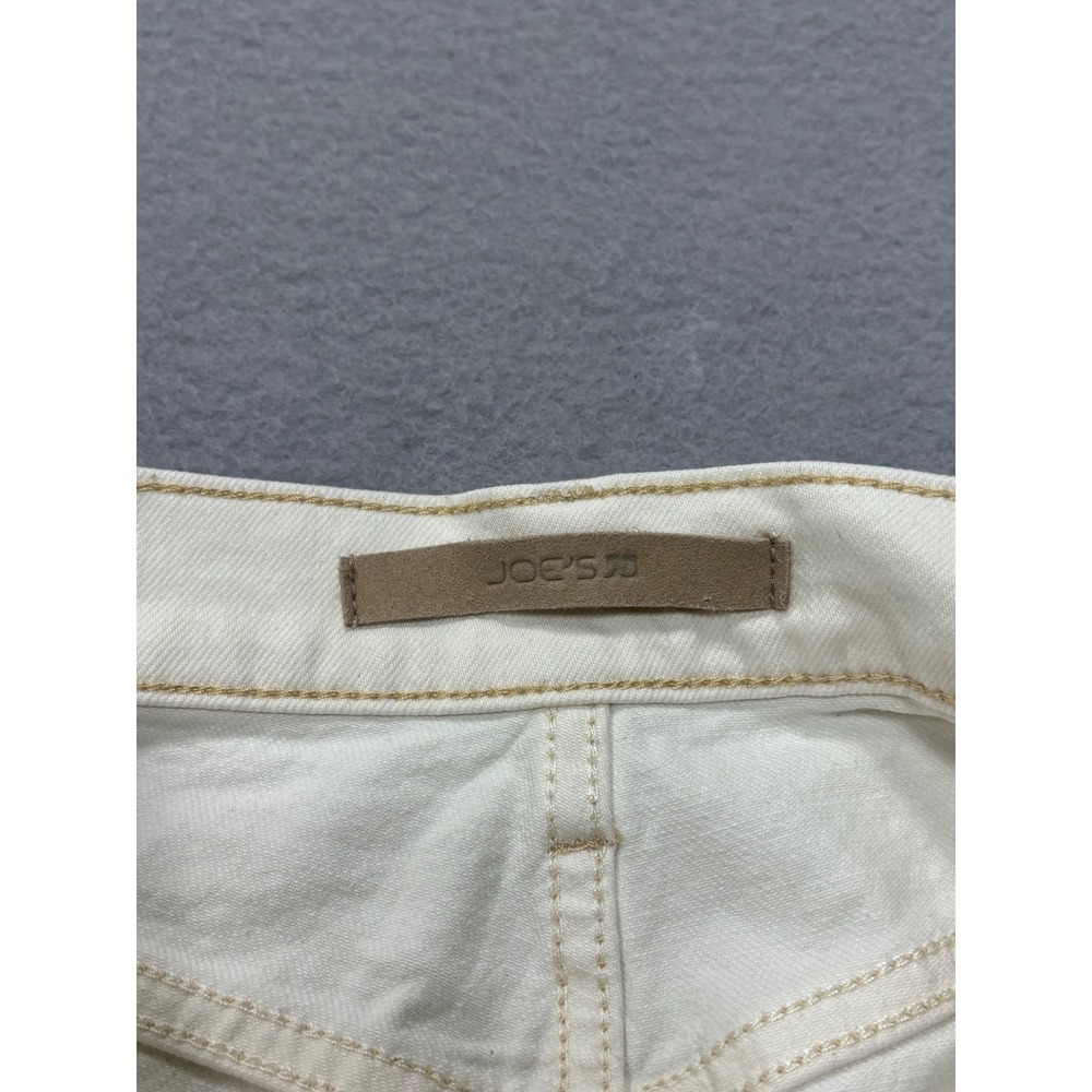 Joe's Jeans The Alex Shorts Women 28 White High Rise‎ Frayed Hem Button Fly - Picture 8 of 16